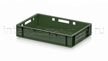 Ящик для мяса и колбасных изделий Е-1 зеленый в Караганде