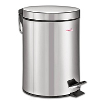 Ведро-контейнер для мусора (урна) с педалью LAIMA Classic, 12 л, зеркальное, нержавеющая сталь, со съемным внутренним ведром в Караганде Ведро-контейнер для мусора (урна) с педалью LAIMA Classic, 12 л, зеркальное, нержавеющая сталь, со съемным внутренним ведром в Караганде