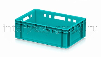 Ящик для мяса и колбасных изделий Е-2 бирюзовый в Караганде Ящик для мяса и колбасных изделий Е-2 бирюзовый в Караганде
