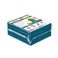 Мешки для мусора 160 л, светло-синие, в пачке 10 шт., ПВД, 40 мкм, 900х1100 мм, i-Bag в Караганде