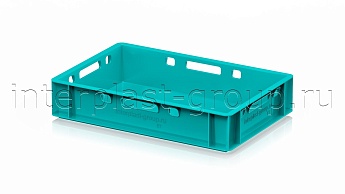 Ящик для мяса и колбасных изделий Е-1 бирюзовый в Караганде