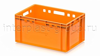 Ящик для мяса и колбасных изделий Е-3 оранжевый в Караганде