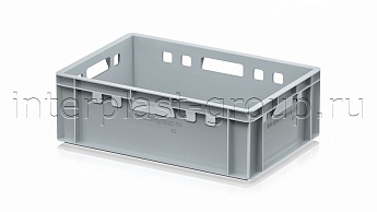 Ящик для мяса и колбасных изделий Е-2 серый в Караганде Ящик для мяса и колбасных изделий Е-2 серый в Караганде