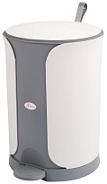 Контейнер для мусора Sтилъ с педалью 18 л серый 18 серый в Караганде Контейнер для мусора Sтилъ с педалью 18 л серый 18 серый в Караганде