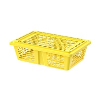 Ящик продуктовый универсальный желтый в Караганде