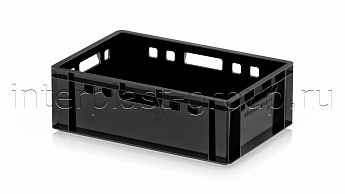 Ящик для мяса и колбасных изделий Е-2 черный в Караганде Ящик для мяса и колбасных изделий Е-2 черный в Караганде