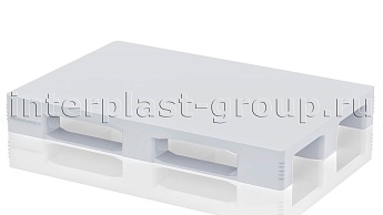 Поддон пластиковый гигиенический V1 (без бортика) белый в Караганде