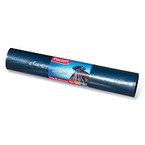 Мешки для мусора 240 л, черные, в рулоне 20 шт., ПВД 35 мкм, 1400х900 мм, PACLAN Big&Strong, 600823 в Караганде