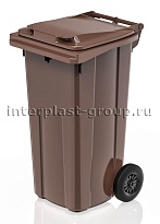 Мусорный контейнер 120 л коричневый 120 коричневый в Караганде