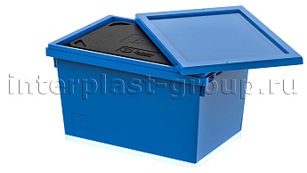 Изотермический контейнер KV 6432 в сборе с крышкой голубой в Караганде Изотермический контейнер KV 6432 в сборе с крышкой голубой в Караганде