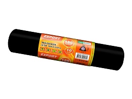 Мешки для мусора 180 л, ароматизированные, черные, в рулоне 10 шт., ПВД, 80 мкм, 1100х930 мм, EXPORT, exp18010142 в Караганде Мешки для мусора 180 л, ароматизированные, черные, в рулоне 10 шт., ПВД, 80 мкм, 1100х930 мм, EXPORT, exp18010142 в Караганде