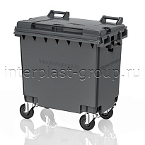 Мусорный контейнер 770 л серый 770 серый в Караганде Мусорный контейнер 770 л серый 770 серый в Караганде