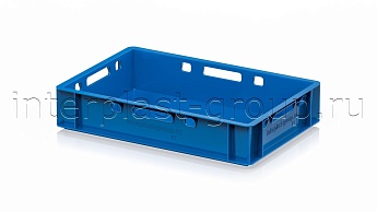 Ящик для мяса и колбасных изделий Е-1 голубой в Караганде