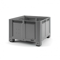 Контейнер iBox сплошной на ножках 1130x1130x760 мм в Караганде