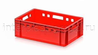 Ящик для мяса и колбасных изделий Е-2 красный в Караганде Ящик для мяса и колбасных изделий Е-2 красный в Караганде