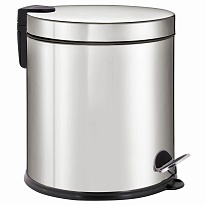 Ведро-контейнер для мусора урна с педалью LAIMA Classic Plus, 20 л, зеркальное в Караганде