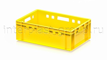 Ящик для мяса и колбасных изделий Е-2 желтый в Караганде
