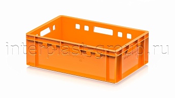 Ящик для мяса и колбасных изделий Е-2 оранжевый в Караганде Ящик для мяса и колбасных изделий Е-2 оранжевый в Караганде