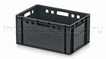 Ящик для мяса и колбасных изделий Е-3 темно-серый в Караганде