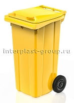 Мусорный контейнер 120 л желтый 120 желтый в Караганде