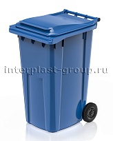 Контейнер для мусора 240 л голубой облегченный 240 голубой в Караганде Контейнер для мусора 240 л голубой облегченный 240 голубой в Караганде