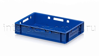 Ящик для мяса и колбасных изделий Е-1 синий в Караганде Ящик для мяса и колбасных изделий Е-1 синий в Караганде