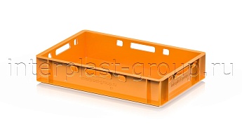 Ящик для мяса и колбасных изделий Е-1 оранжевый в Караганде Ящик для мяса и колбасных изделий Е-1 оранжевый в Караганде