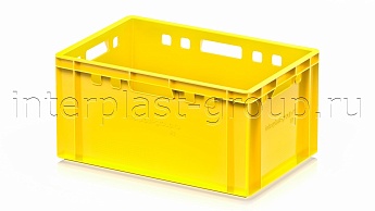 Ящик для мяса и колбасных изделий Е-3 желтый в Караганде