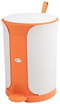 Контейнер для мусора Sтилъ с педалью 11 л оранжевый 11 оранжевый в Караганде